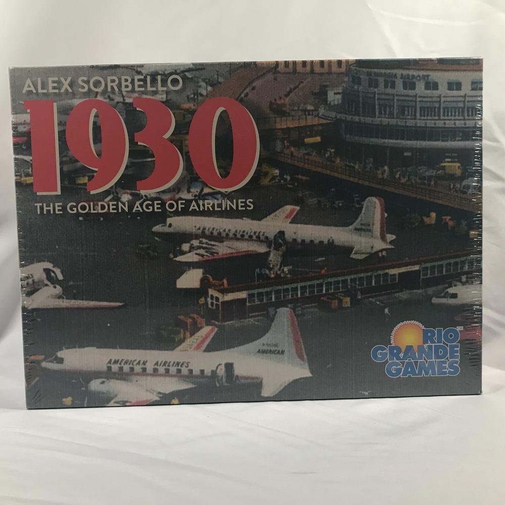 2023 Alex Sorbello 1930 The Golden‎ Age Of Airlines Board Game Rio Grande Sealed
